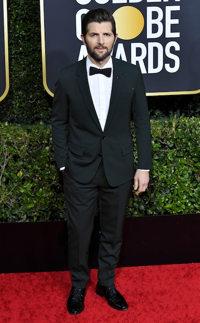 Adam Scott, 2020 Golden Globe Awards, Red Carpet Fashion
